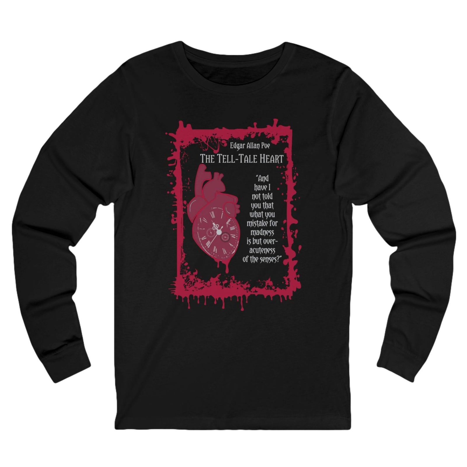 The Tell-Tale Heart Long Sleeve Unisex Tee