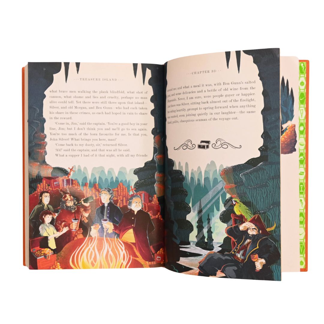 Treasure Island (Illustrated with Interactive Elements)