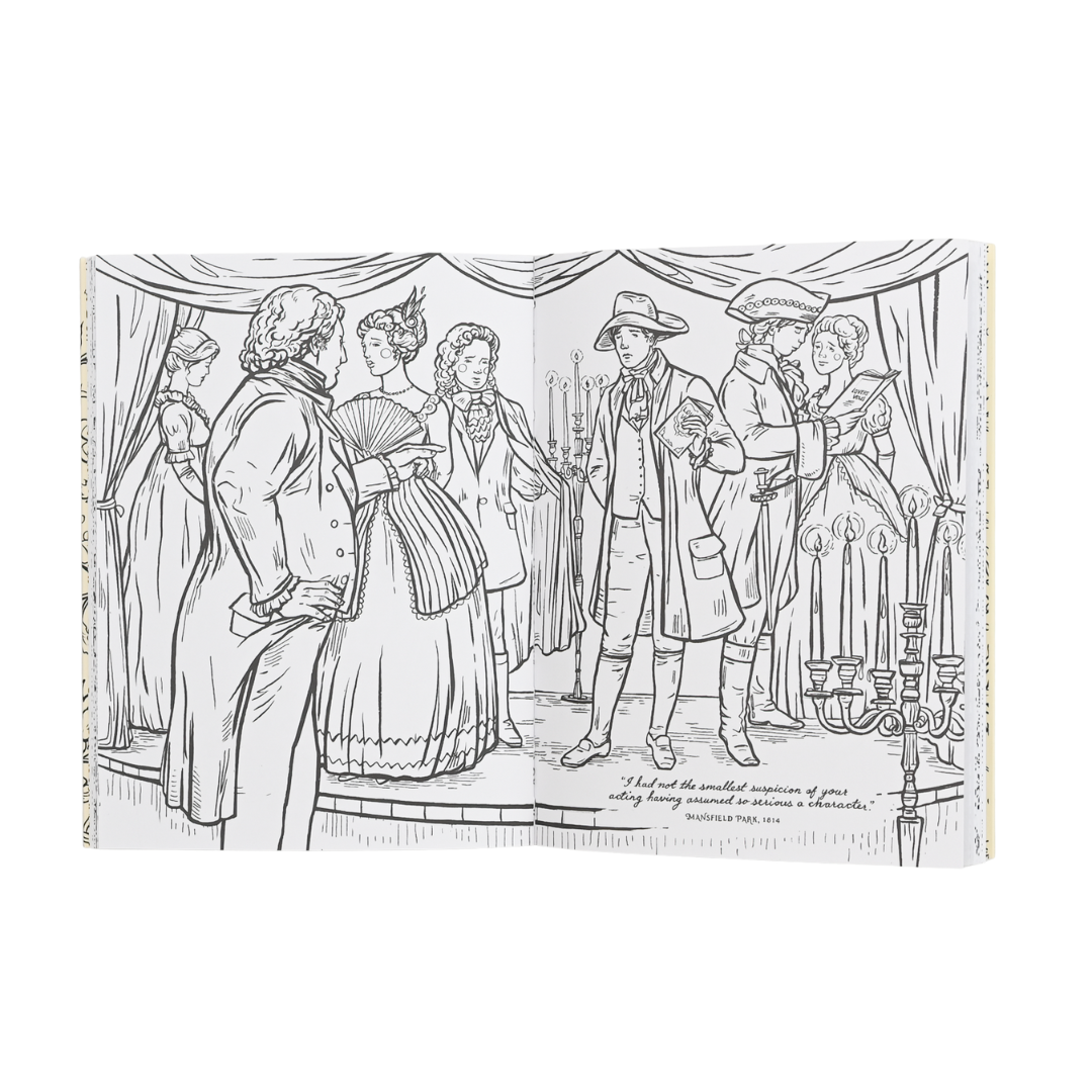 Color Me Jane: A Jane Austen Coloring Book