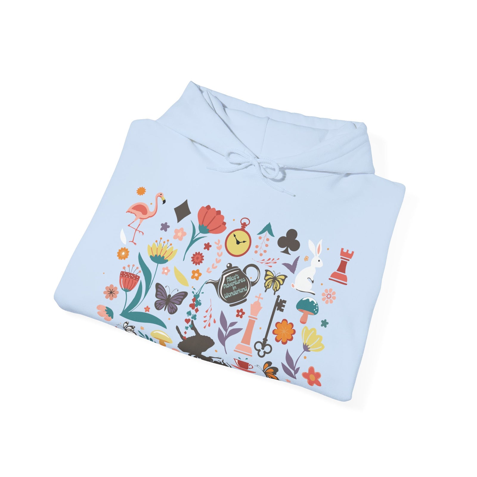 Alice in Wonderland Collage Hoodie