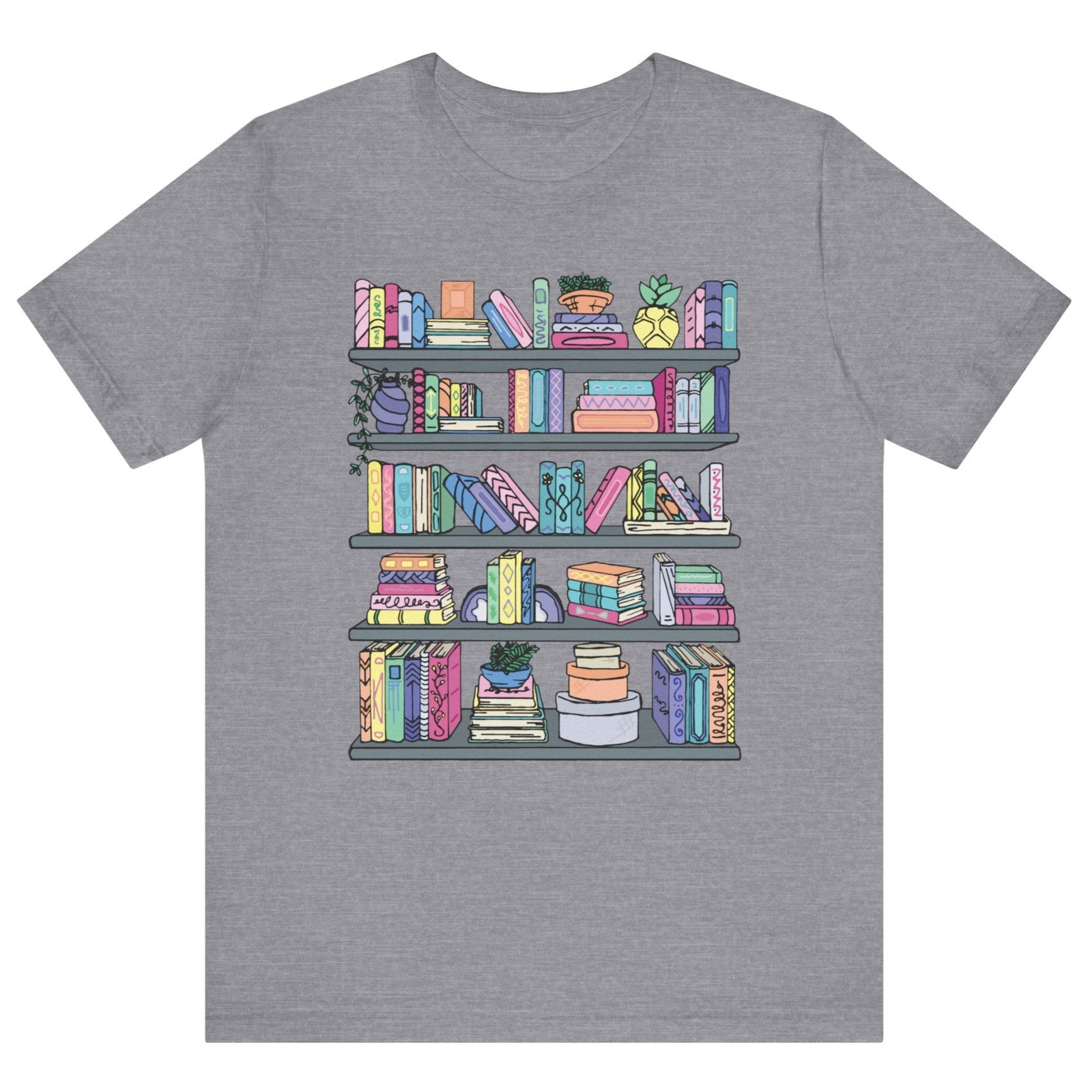 Bookshelf Unisex Tee