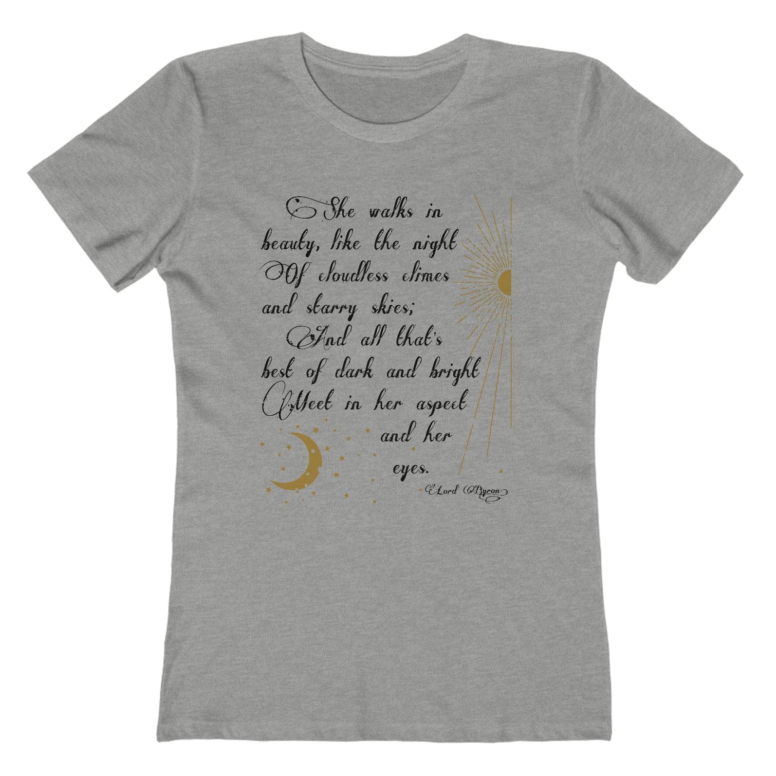 She Walks in Beauty Women's Tee