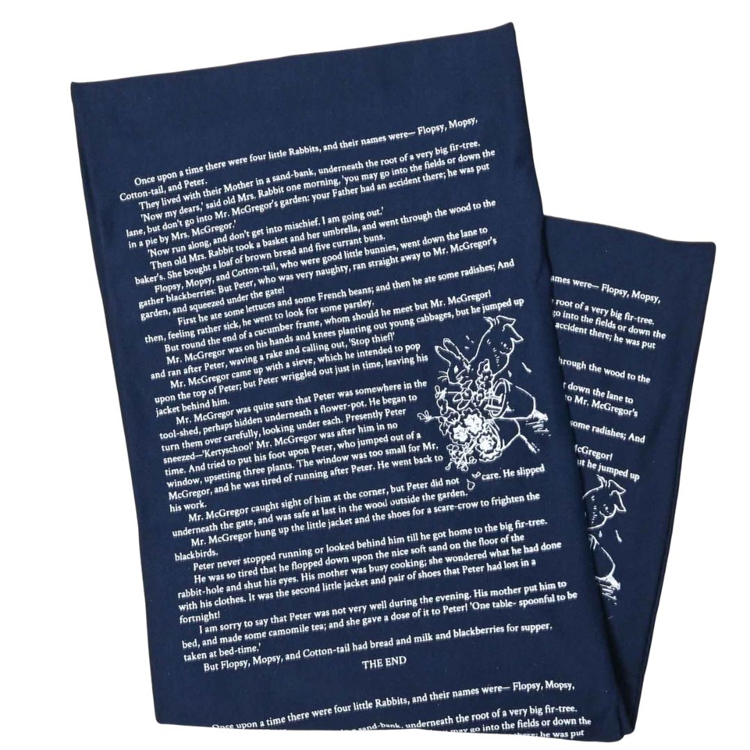 The Tale of Peter Rabbit Book Scarf