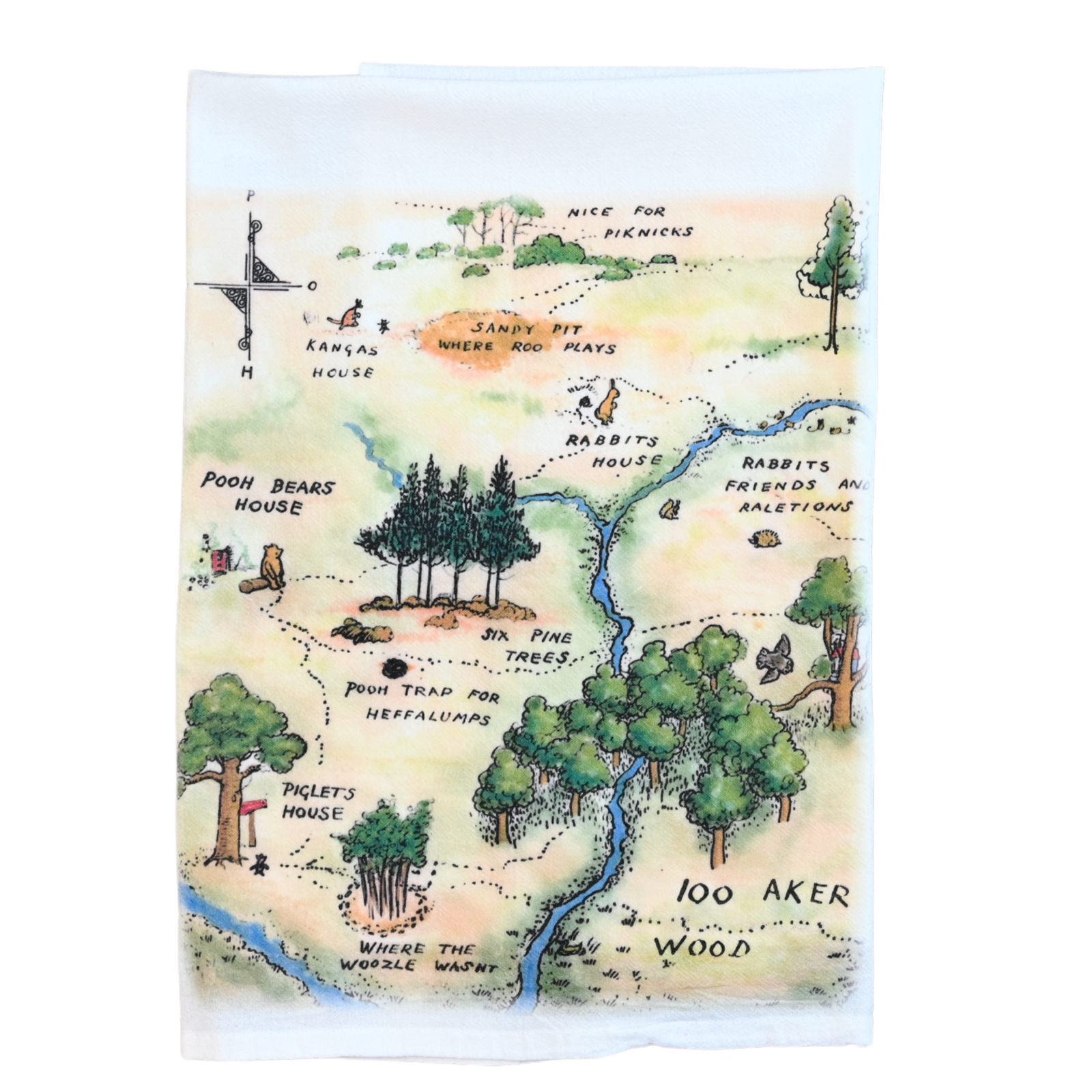 Winnie-the-Pooh Tea Towel