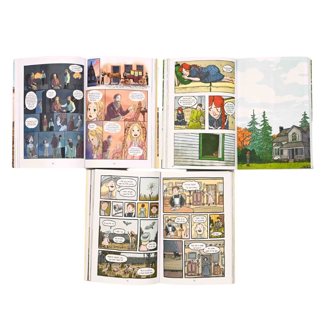 Graphic Novel Classics: The Secret Garden, Anne of Green Gables, and Heidi