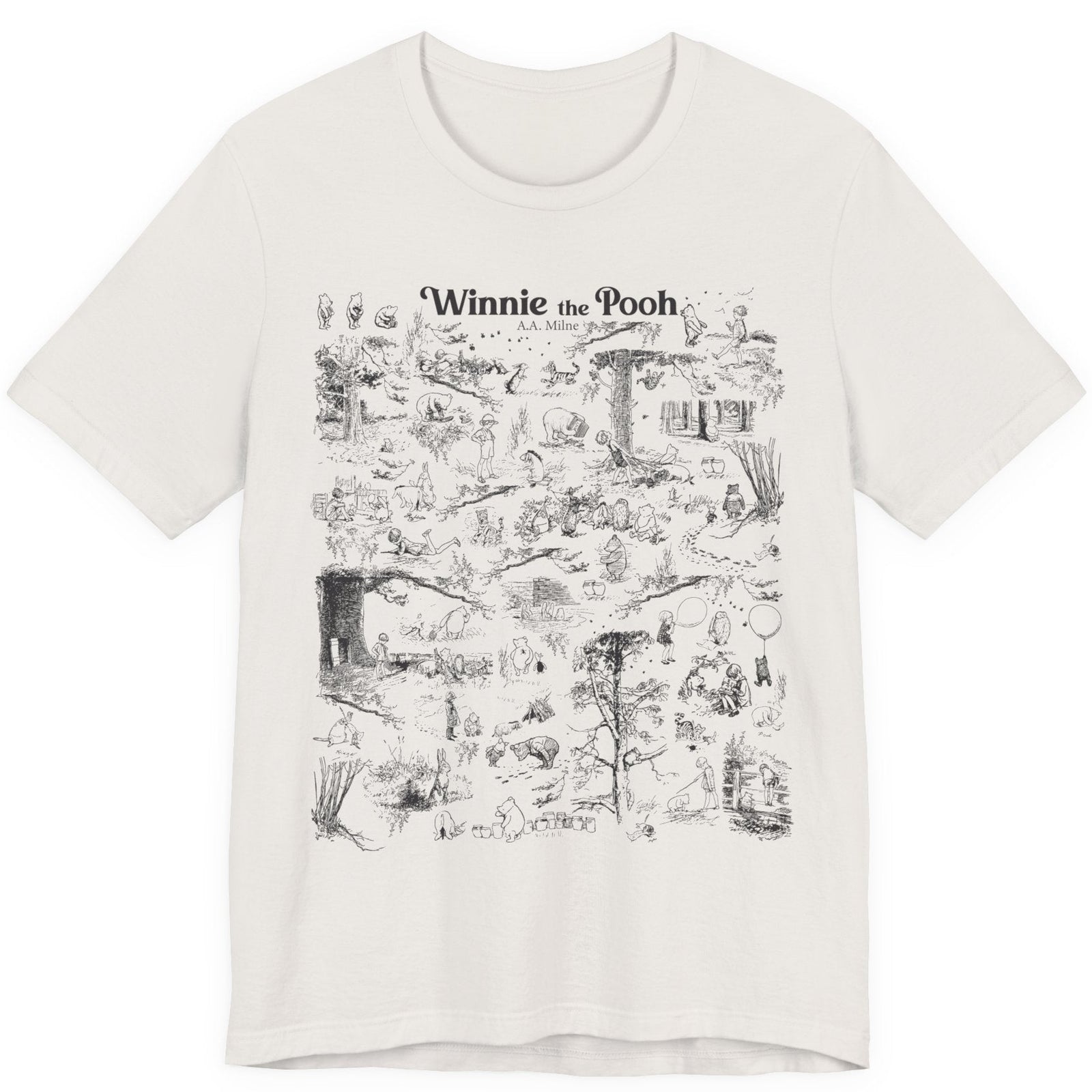 Winnie the Pooh Toile Unisex Tee