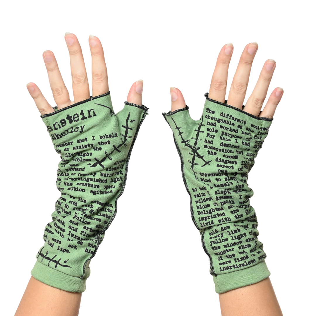 Frankenstein Writing Gloves