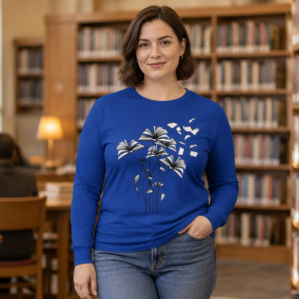 Blooming Books Unisex Long Sleeve Tee