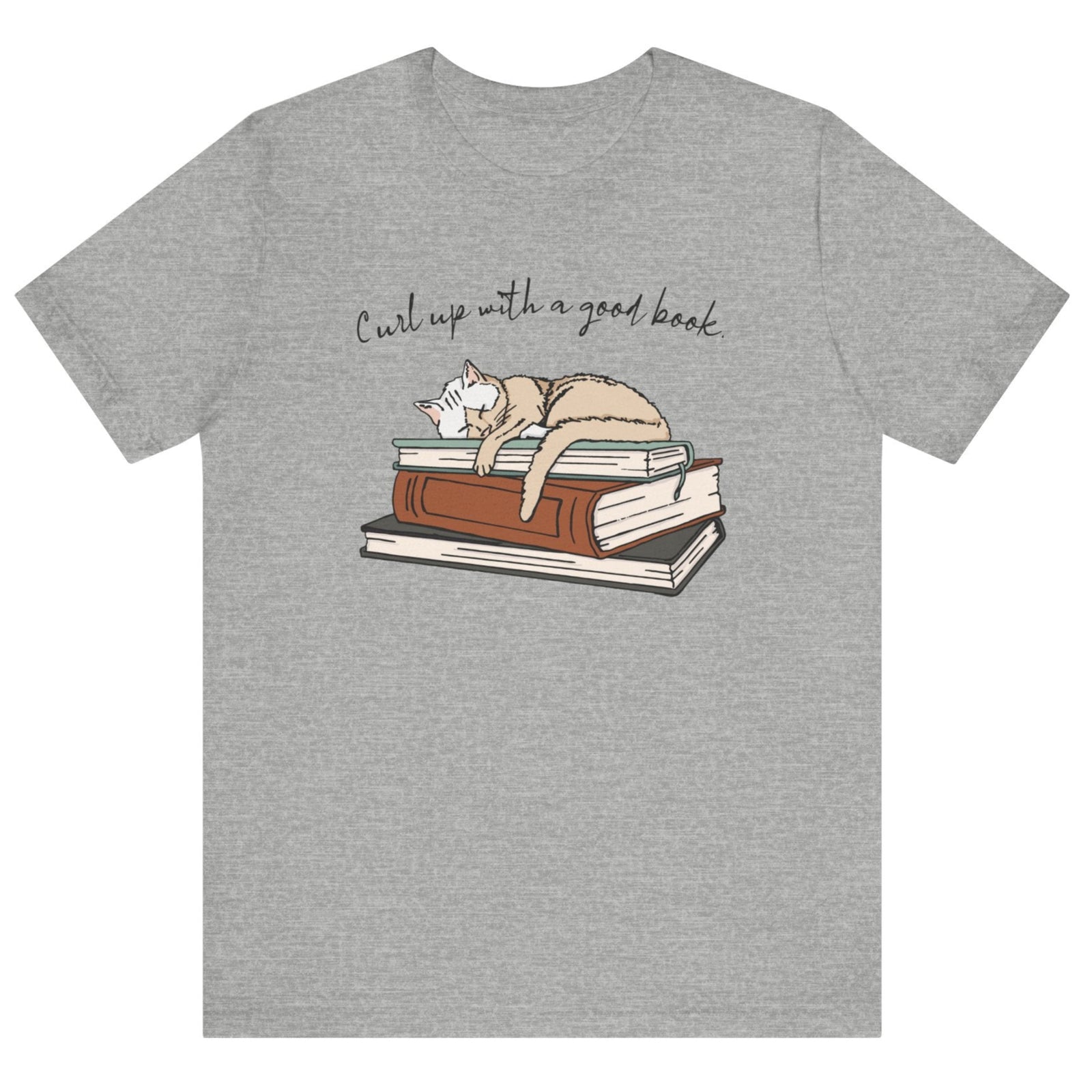 Curl Up with a Good Book Unisex Tee