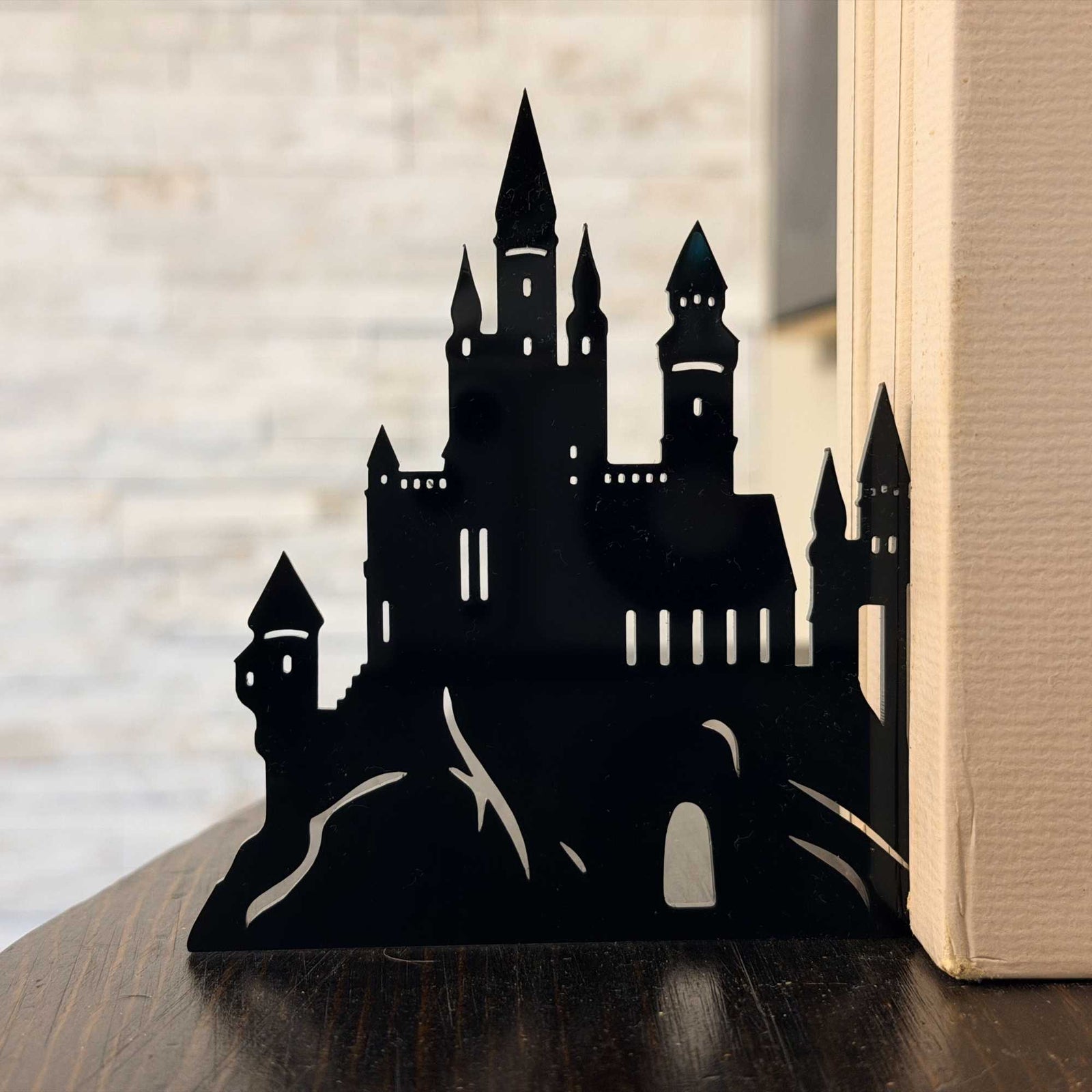 Castle Bookshelf Silhouette