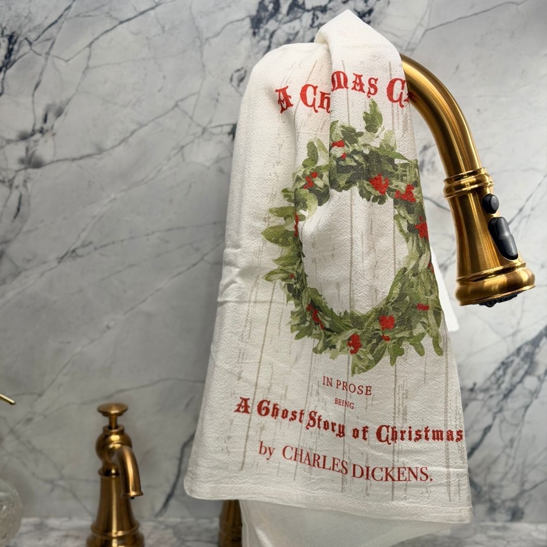 A Christmas Carol Tea Towel
