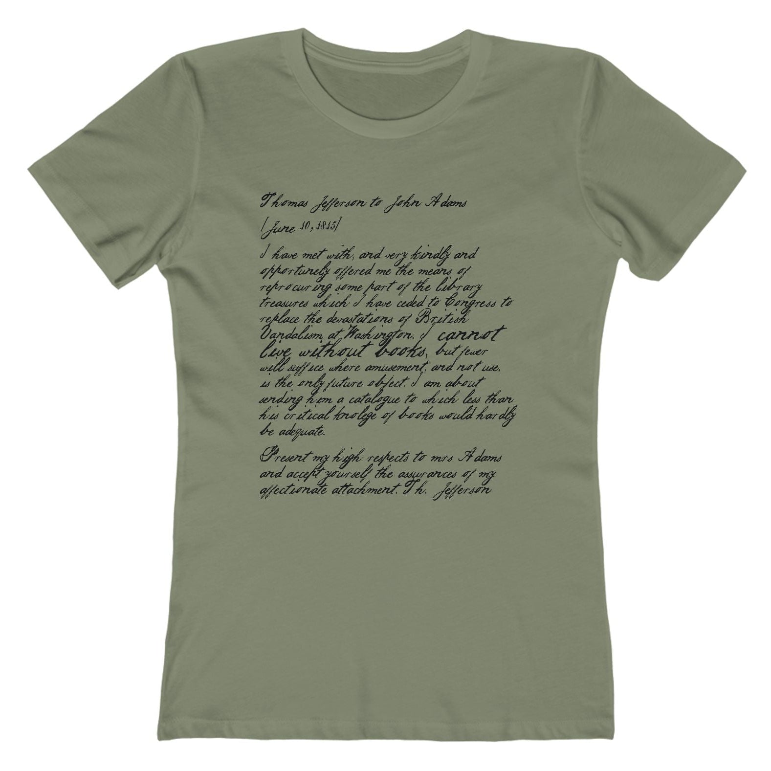I Cannot Live Without Books Women's Tee