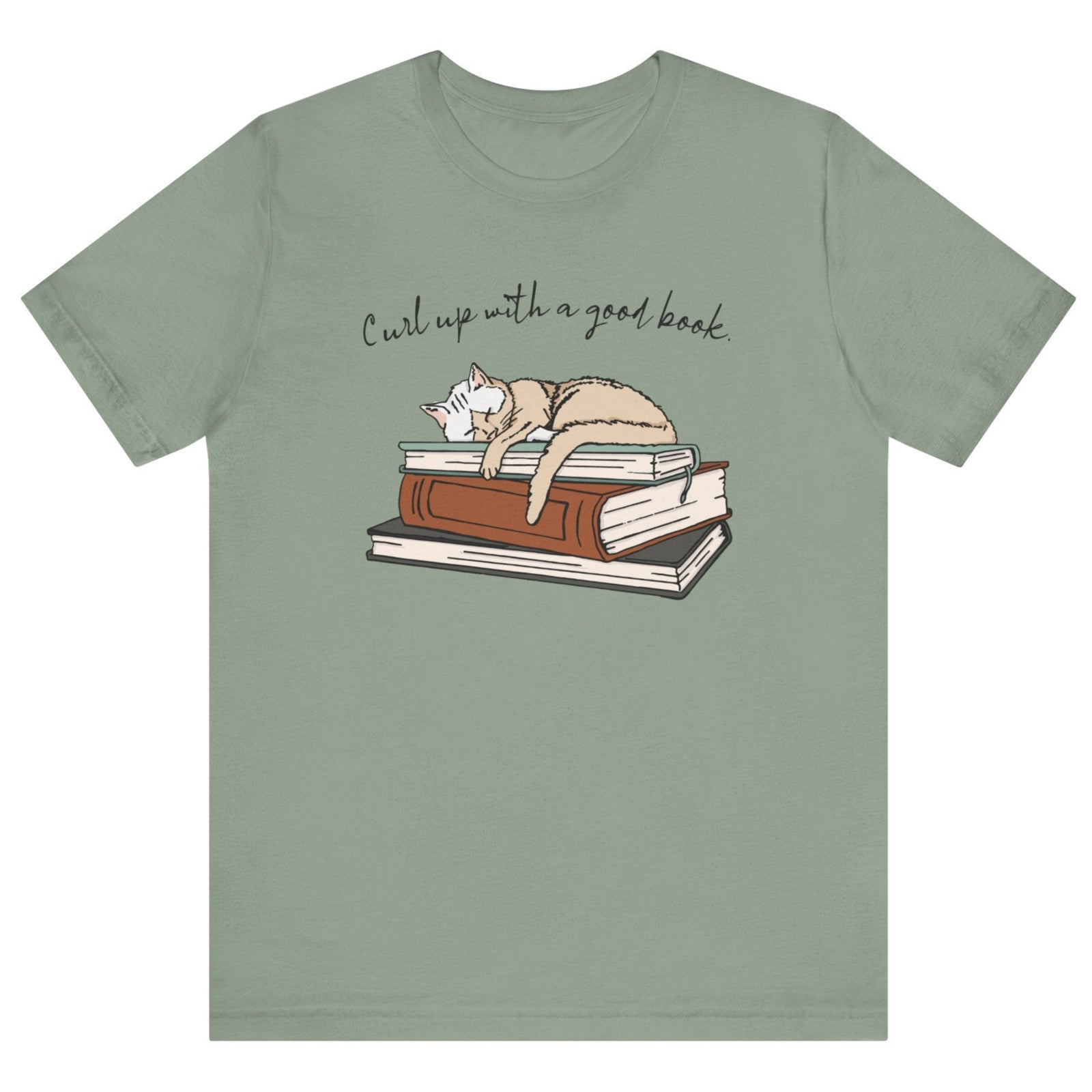 Curl Up with a Good Book Unisex Tee
