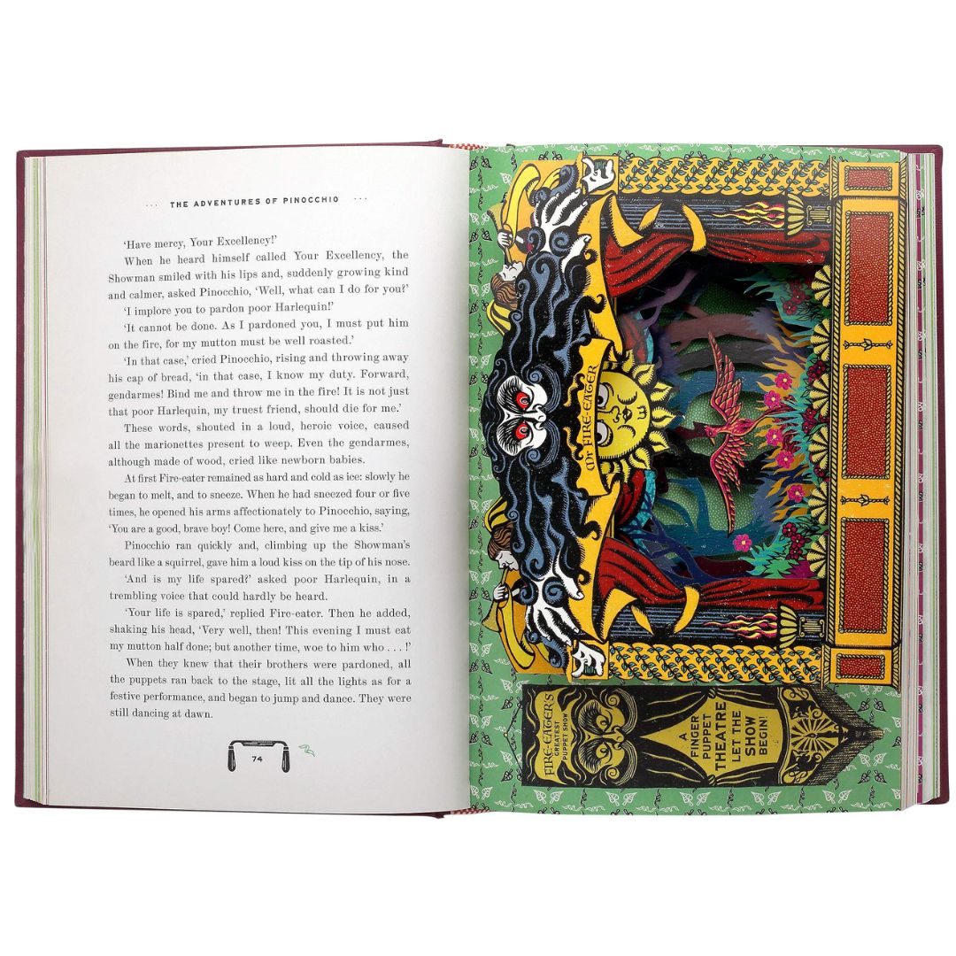 The Adventures of Pinocchio (Illustrated with Interactive Elements)