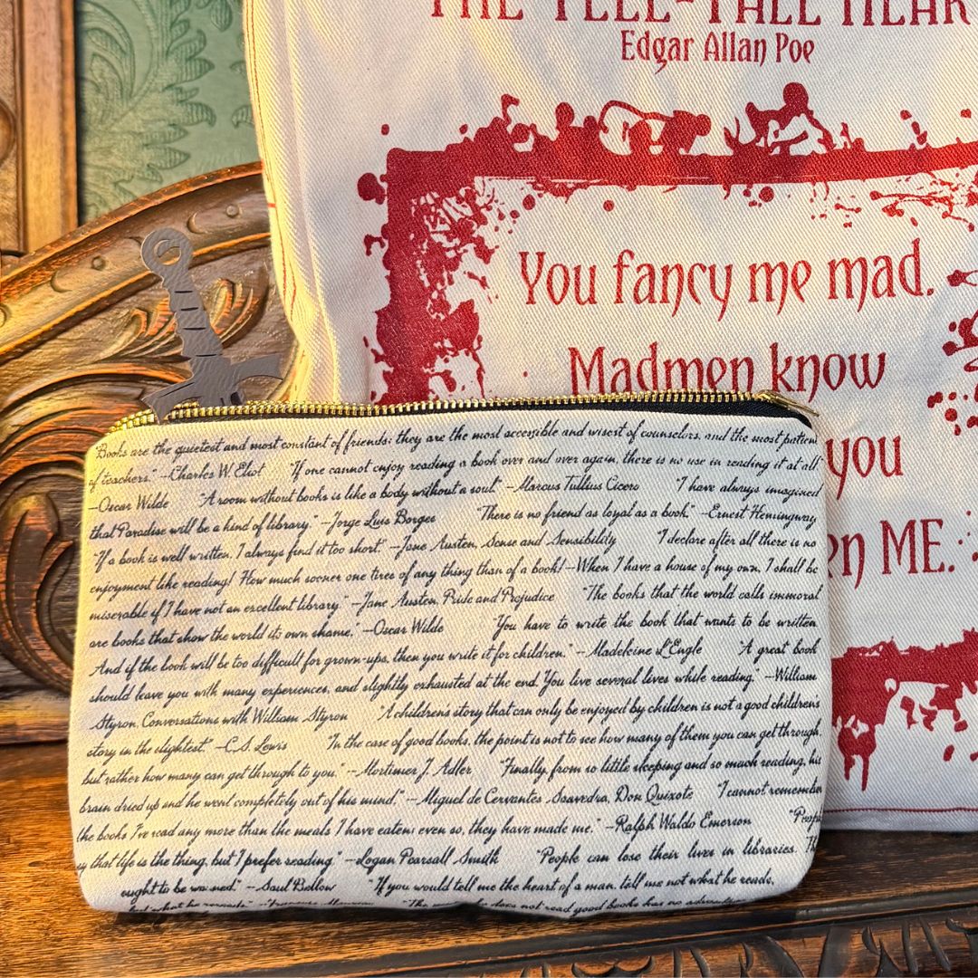 Commit to Lit Book Pouch