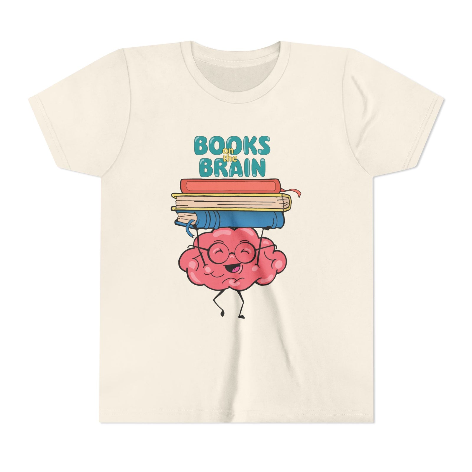Books on the Brain Kid's Tee