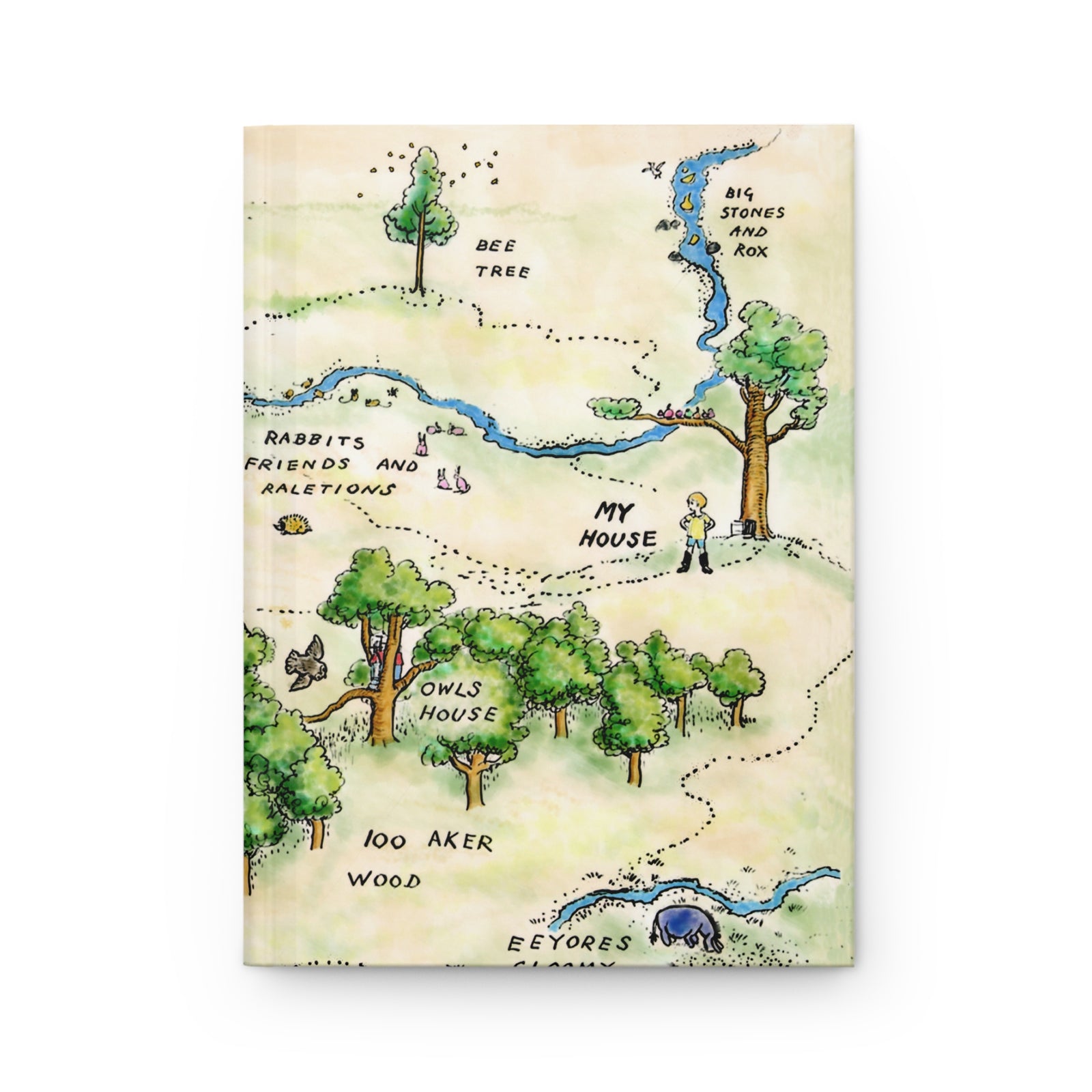 100 Acre Wood Hardcover Notebook