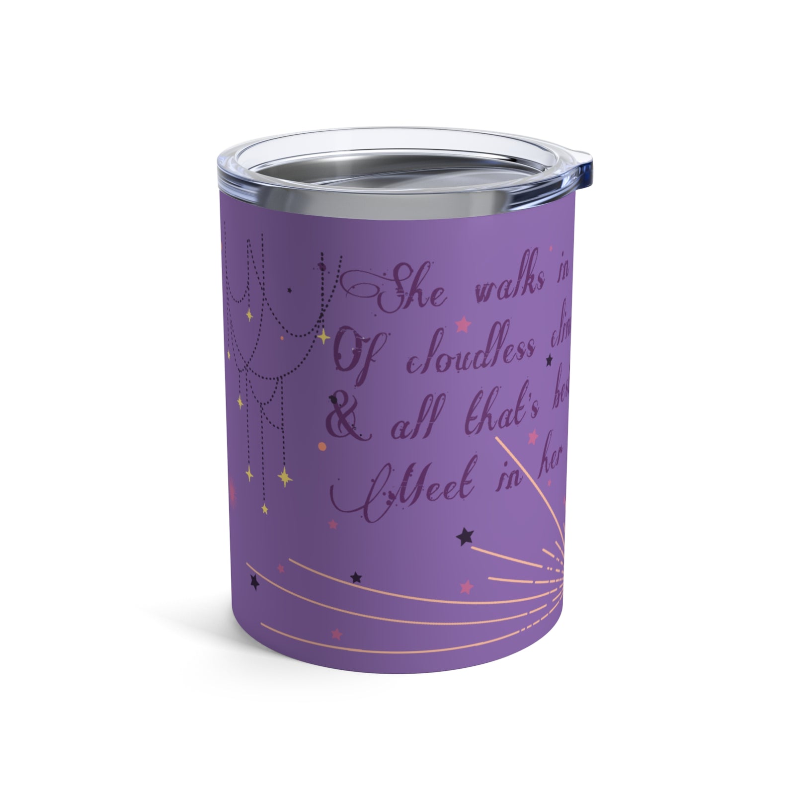 She Walks in Beauty 10oz Tumbler