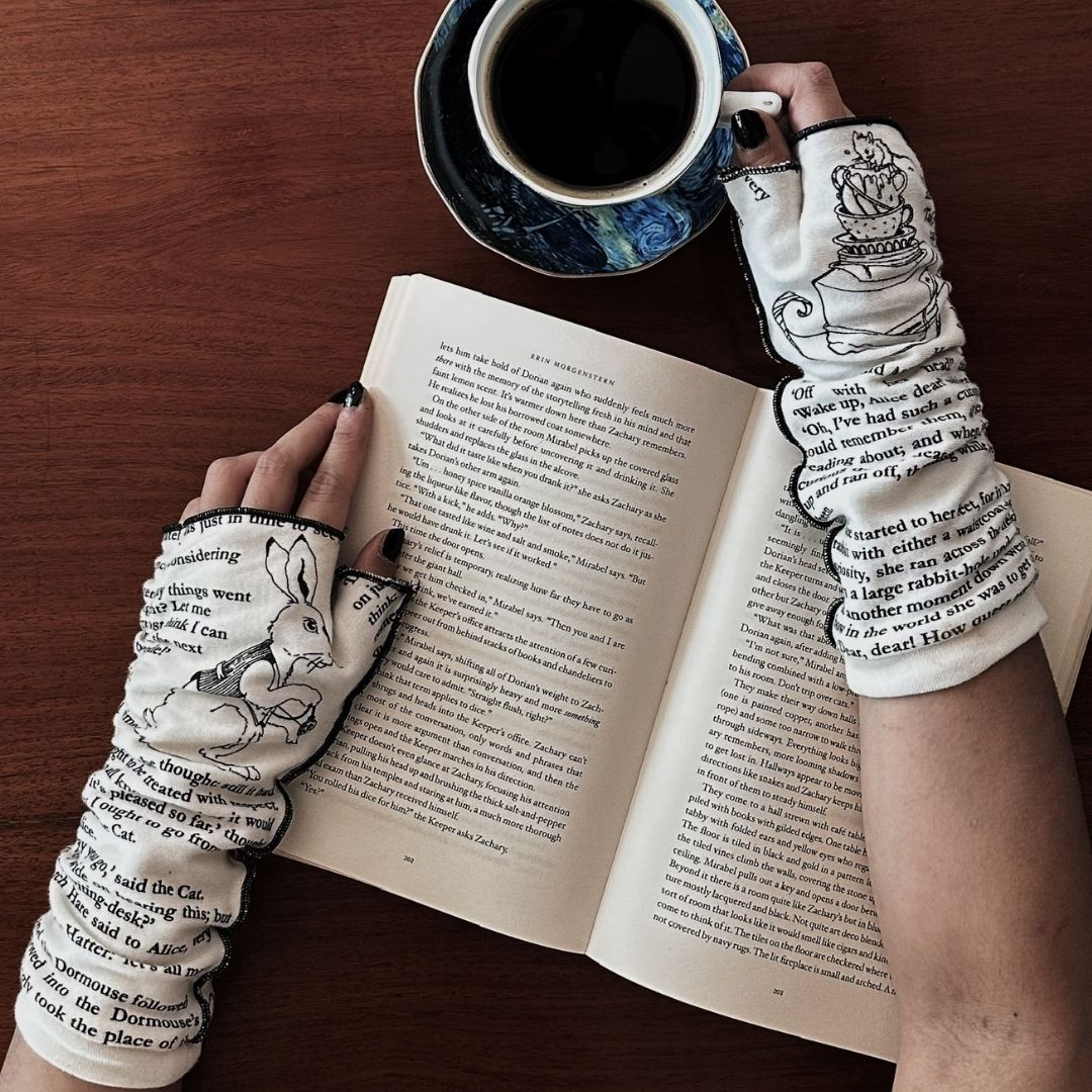 Alice in Wonderland Writing Gloves