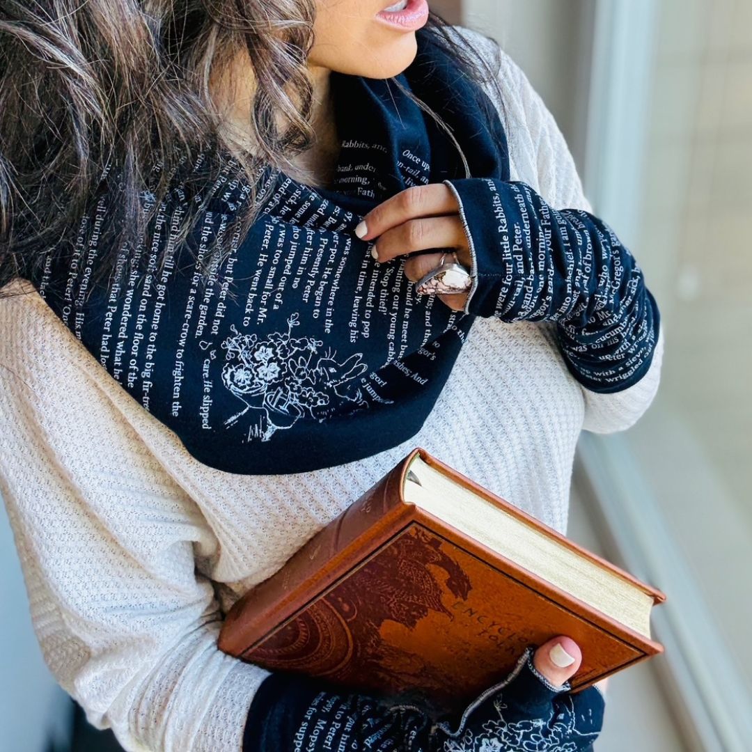 The Tale of Peter Rabbit Book Scarf