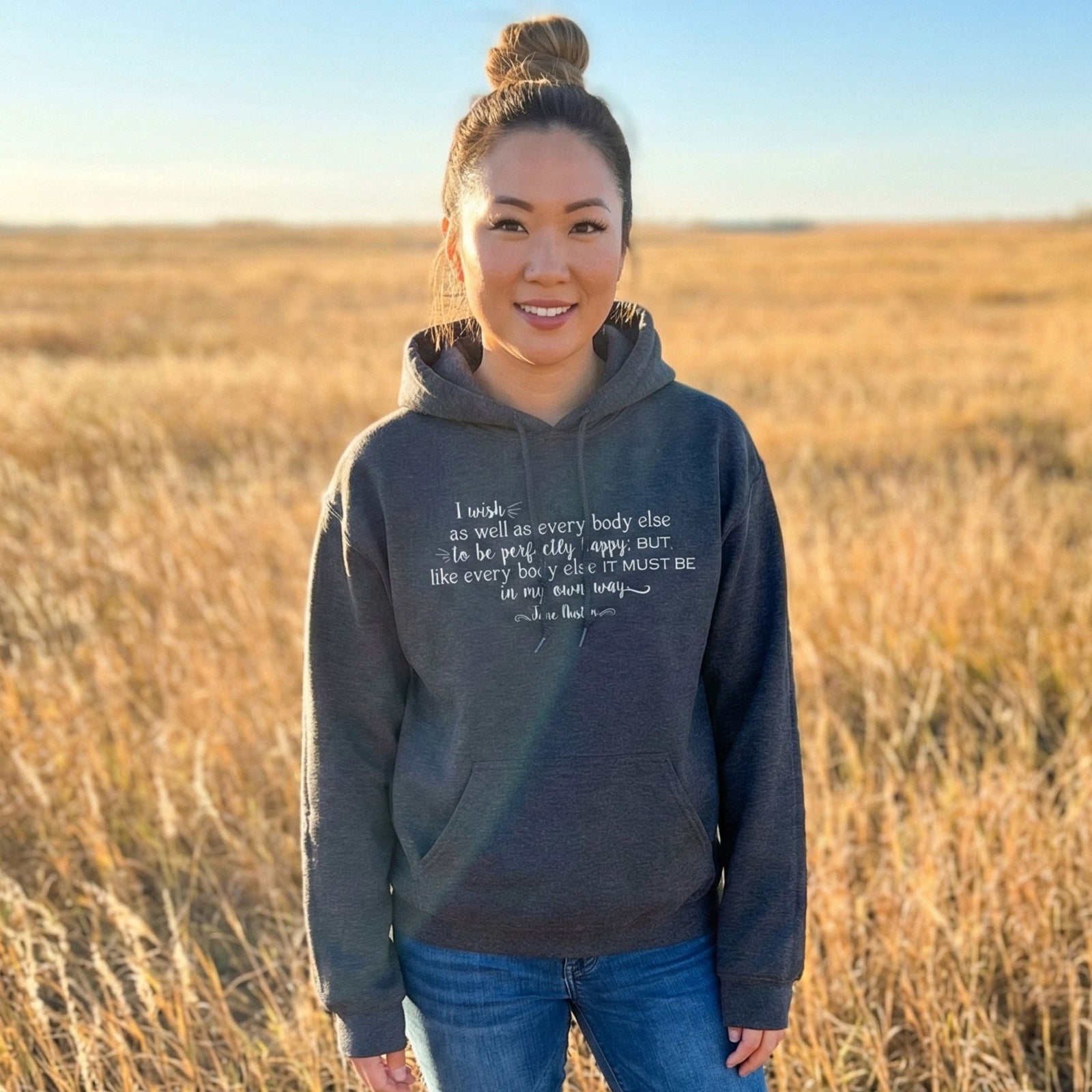 Jane Austen Quote Hoodie
