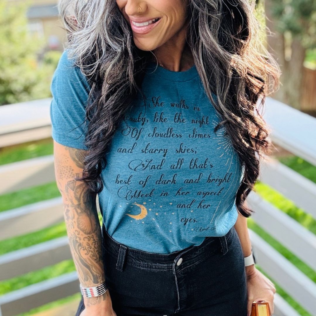 She Walks in Beauty Unisex Tee