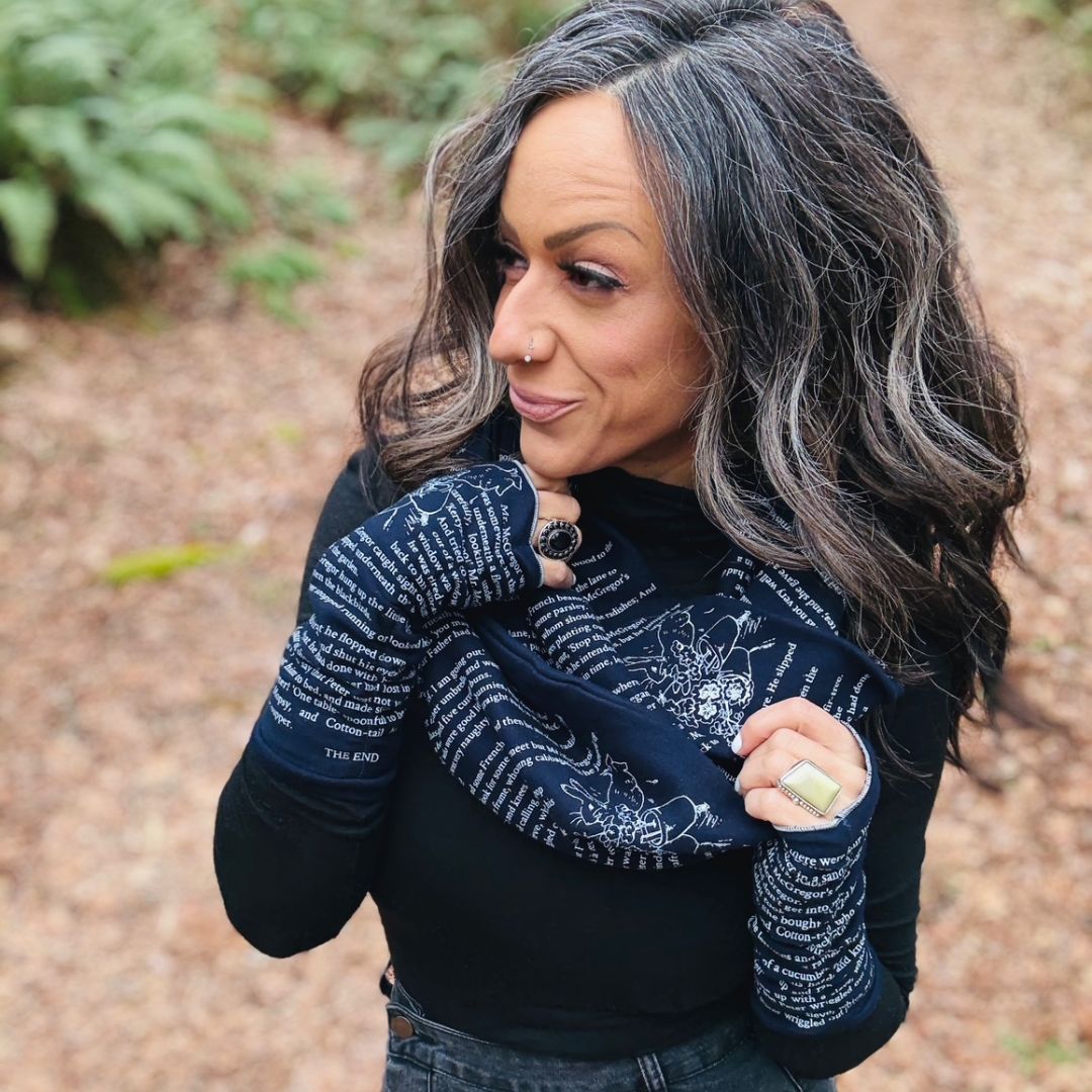 The Tale of Peter Rabbit Book Scarf