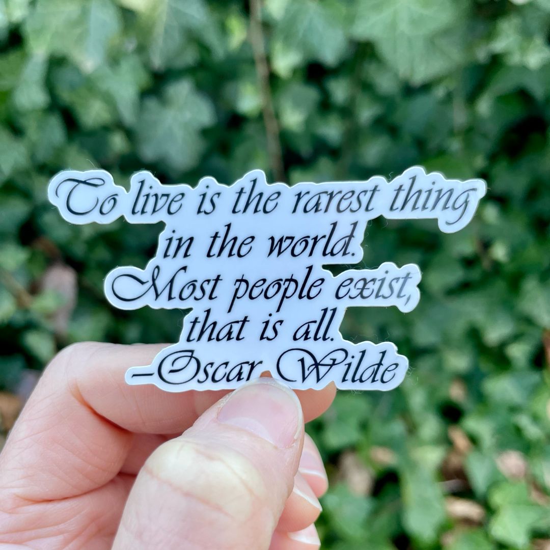Oscar Wilde Sticker