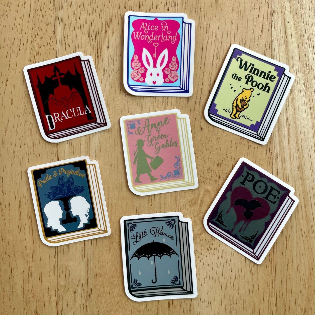 Dracula Book Sticker