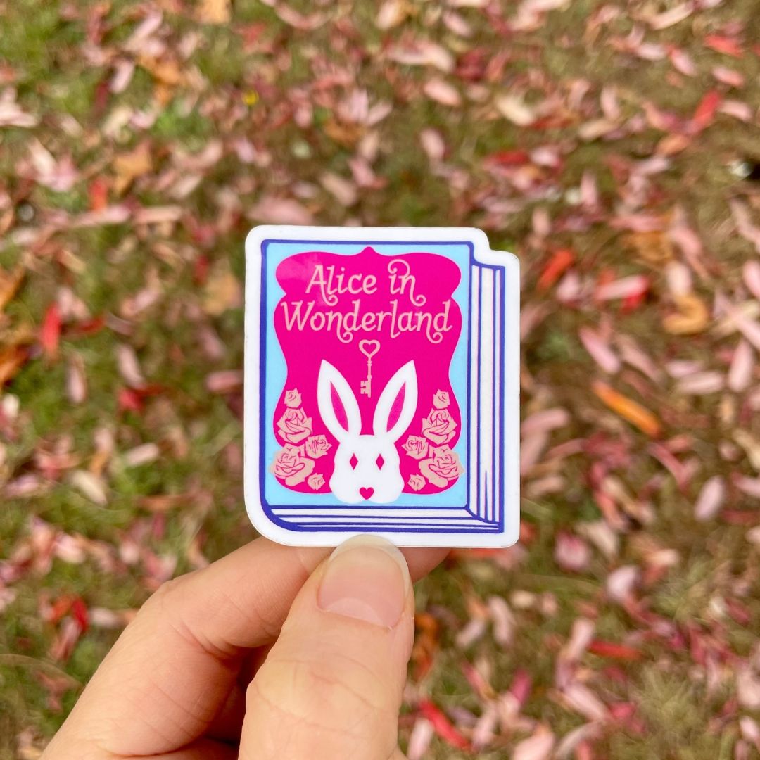 Alice in Wonderland Book Sticker