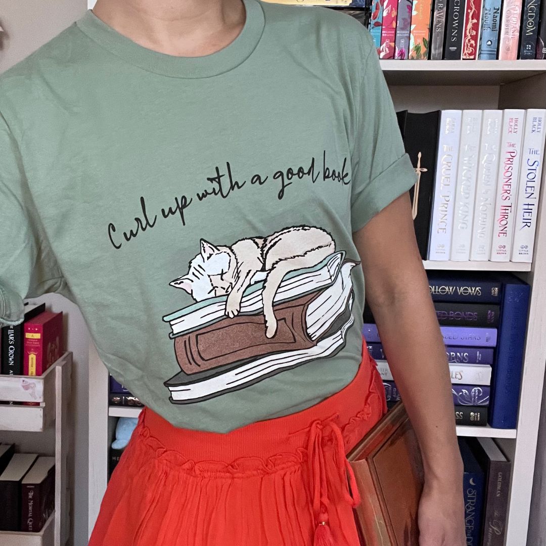 Curl Up with a Good Book Unisex Tee