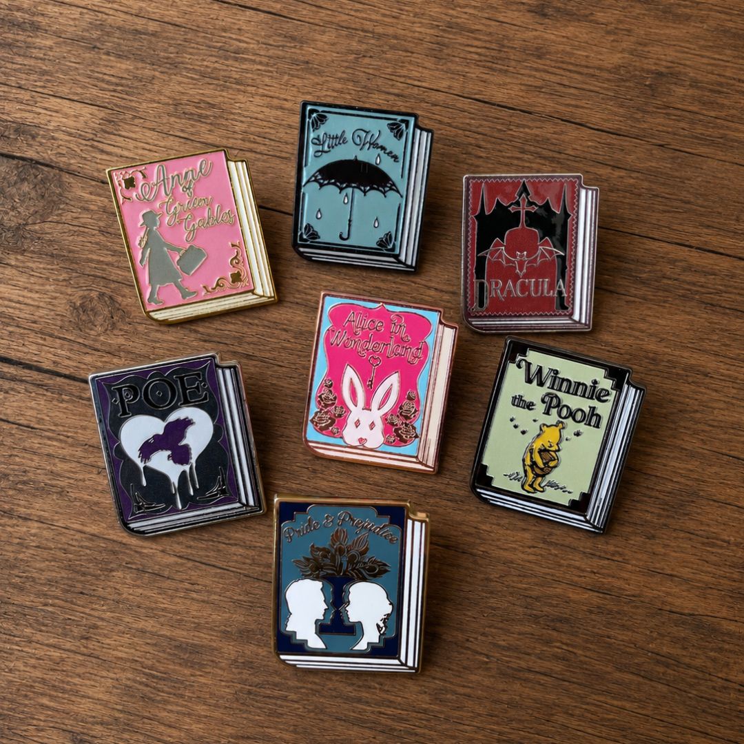 Edgar Allan Poe Enamel Pin