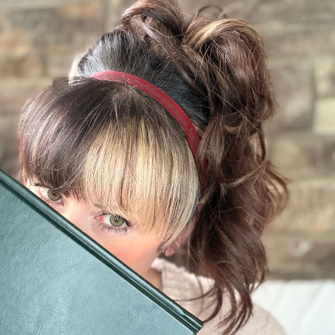 William Blake Leather Quote Headband