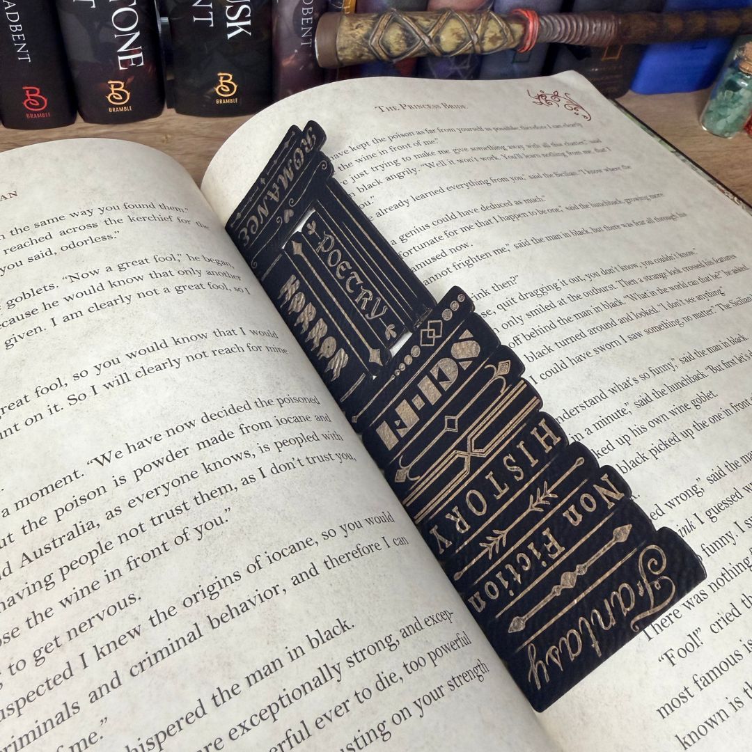 Bookshelf Graphic Bookmark