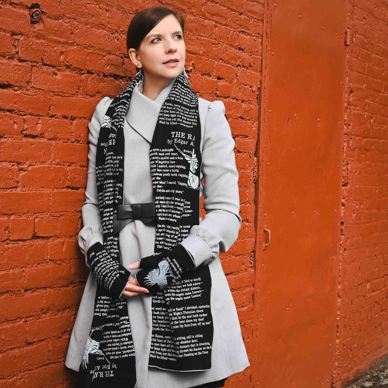 The Raven Italian Wool Gloves