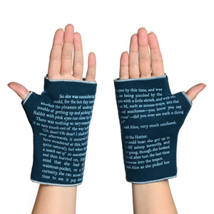 Alice in Wonderland Italian Wool Gloves