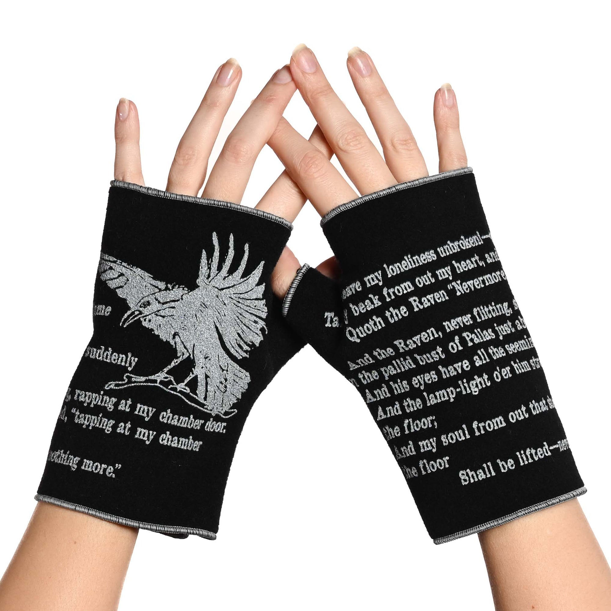 The Raven Italian Wool Gloves