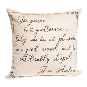 Jane Austen Pillow (Part 1)