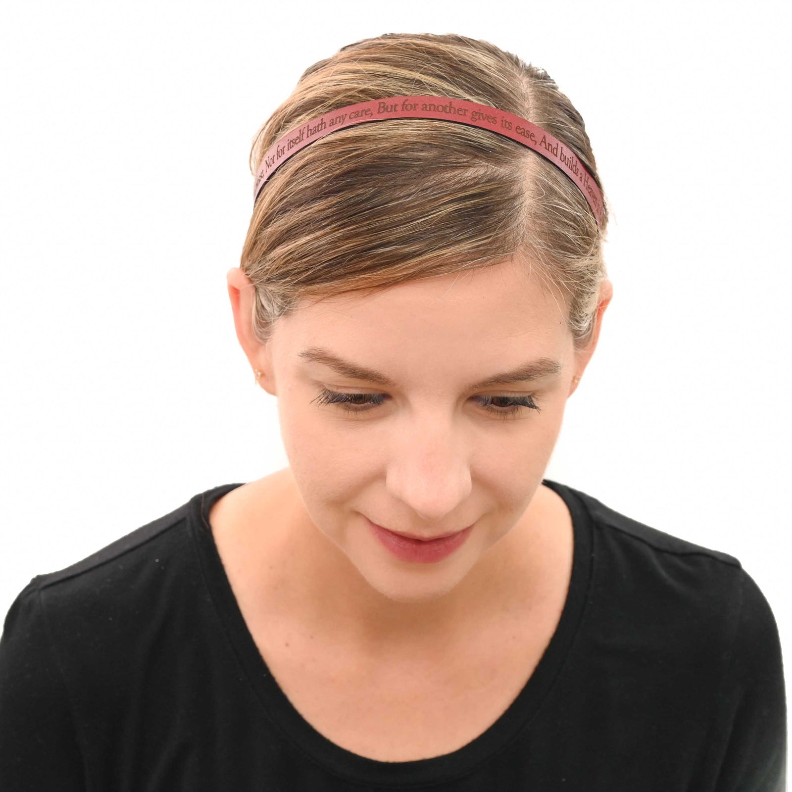 William Blake Leather Quote Headband