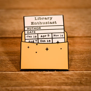 Library Enthusiast Pin