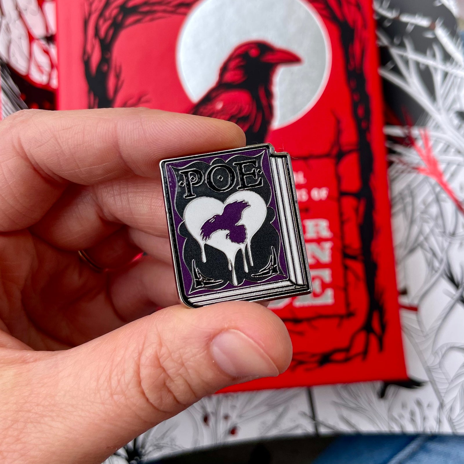 Edgar Allan Poe Enamel Pin