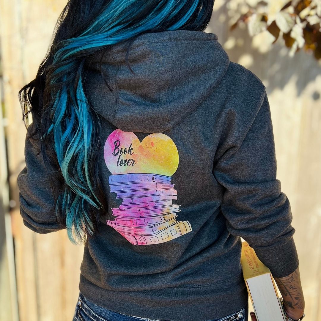 Book Lover Full Zip Hoodie