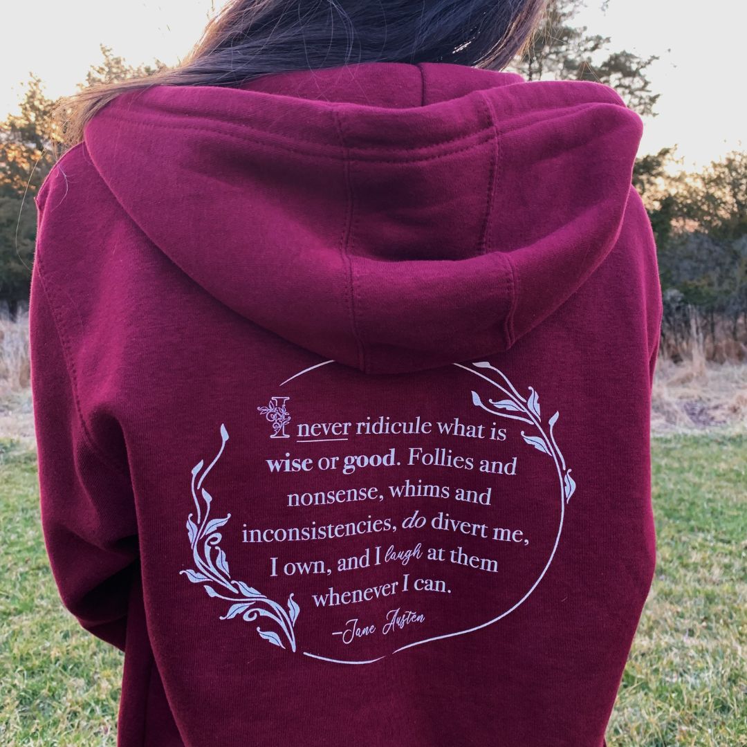 Pride and Prejudice Full Zip Hoodie