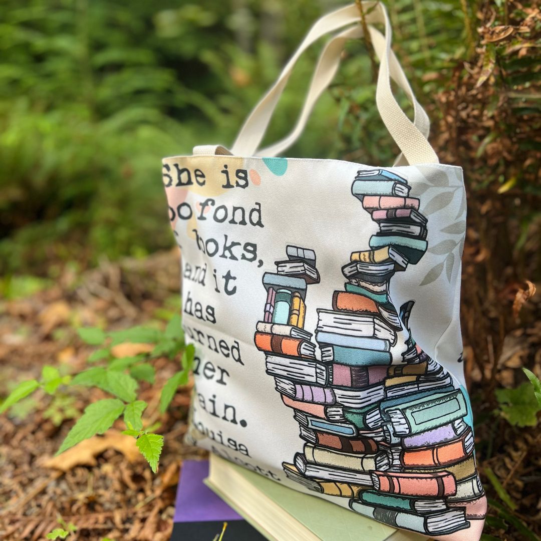 Louisa May Alcott Tote Bag