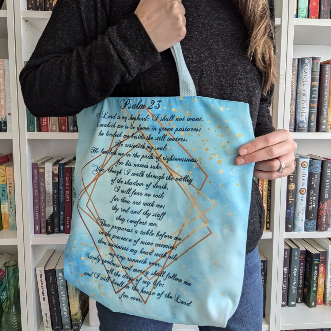 Psalm 23 Tote Bag