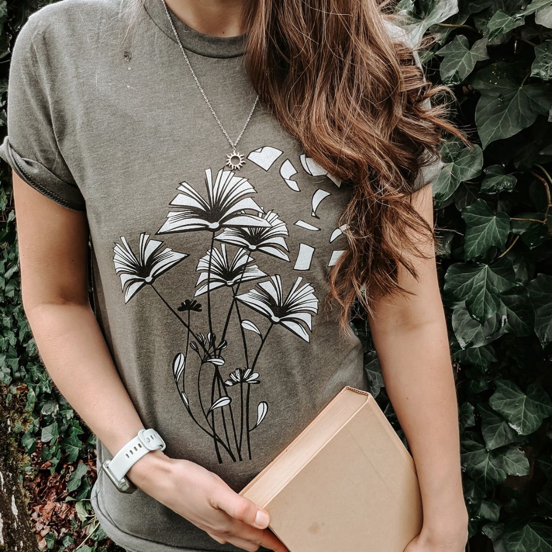 Blooming Books Unisex Tee