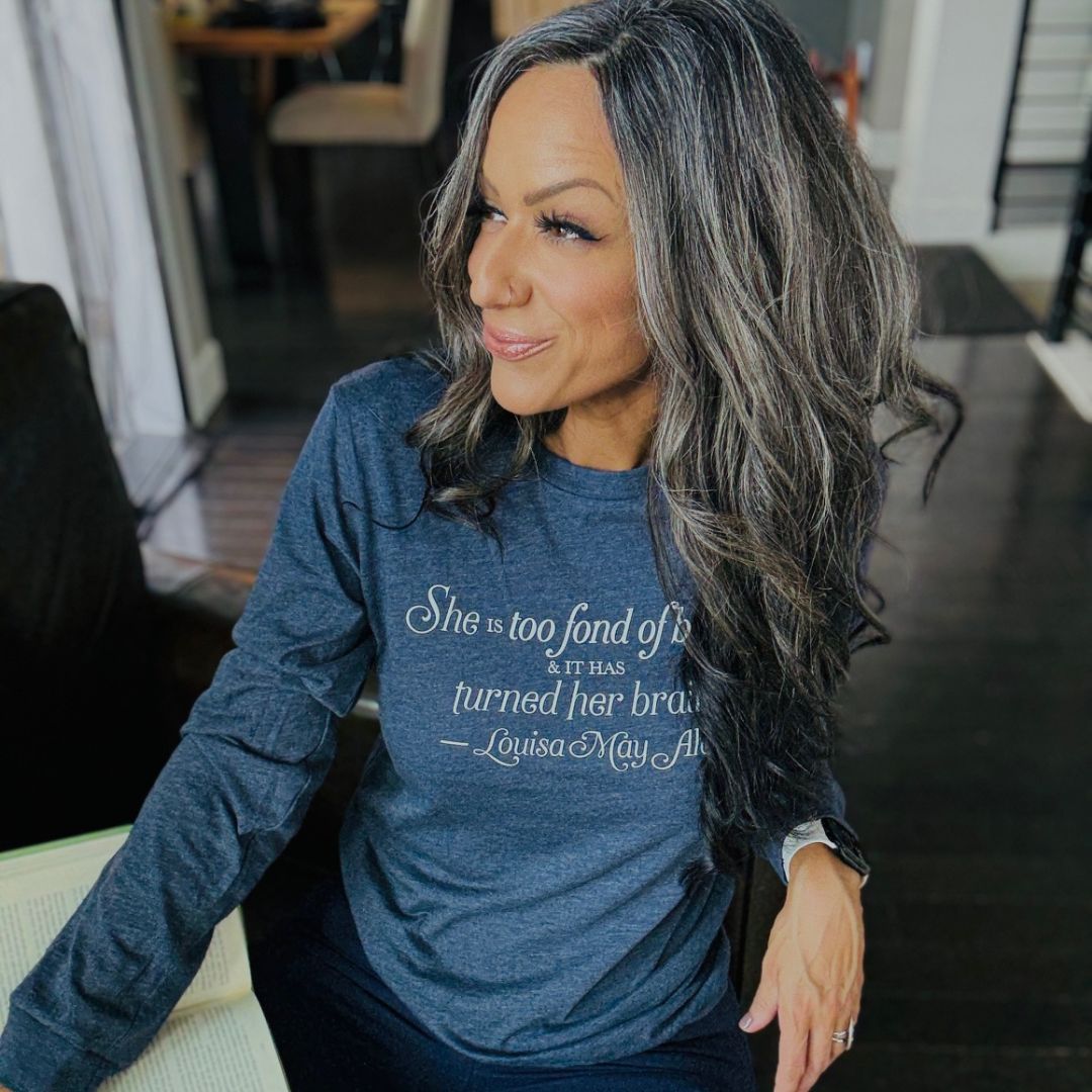 Louisa May Alcott Long Sleeve Unisex Tee