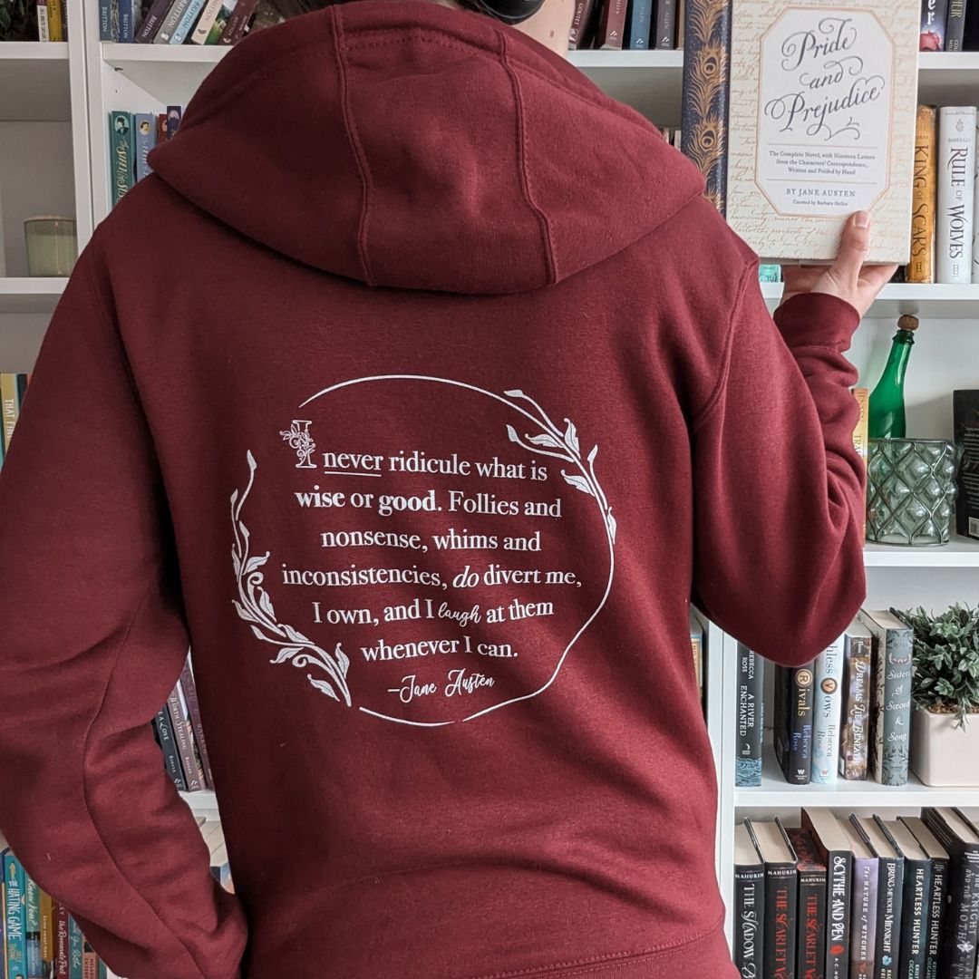 Pride and Prejudice Full Zip Hoodie