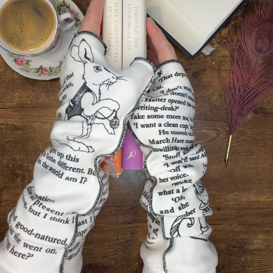 Alice in Wonderland Writing Gloves