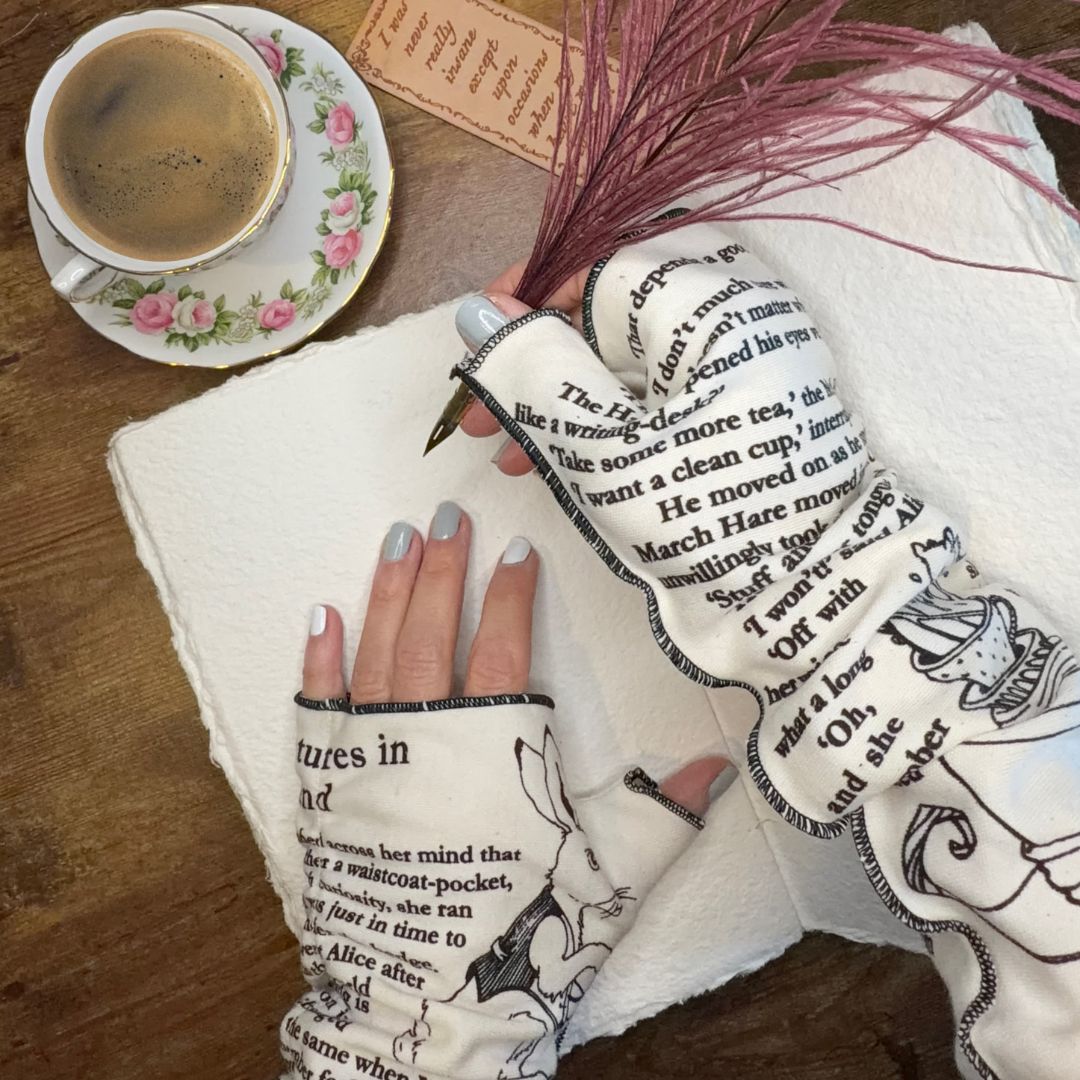 Alice in Wonderland Writing Gloves